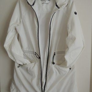 Ladies Jacket Size M Plush Lined Drawstring Waist + Hood Michael Kors $150 Value